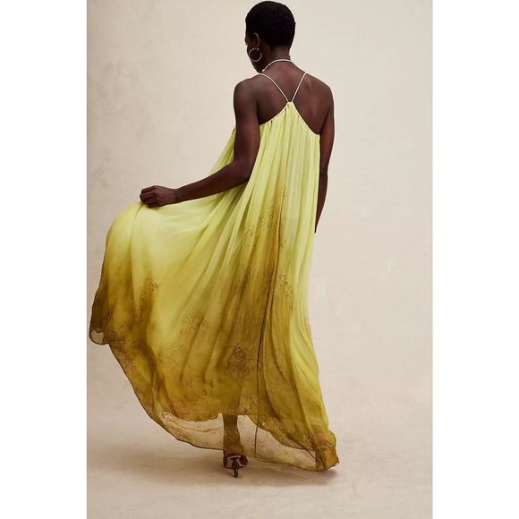 NWT Free People Robe longue Sunrise Size Medium - Picture 2 of 10